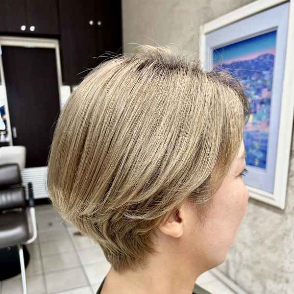 ショート×ベージュ|LINKS 大船店