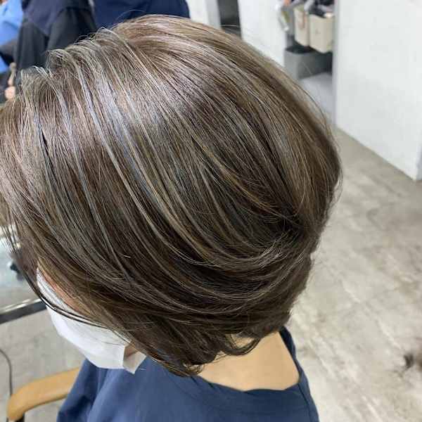 白髪ぼかしハイライト、イルミナカラー、白髪染め卒業