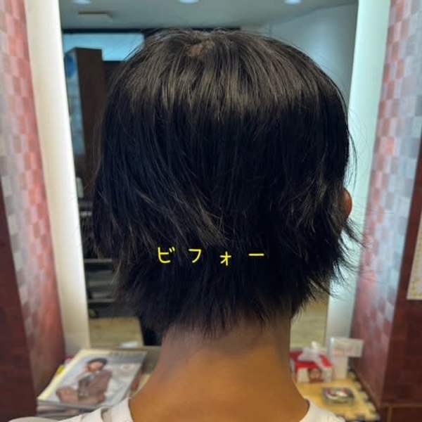 メンズスパイラルパーマ