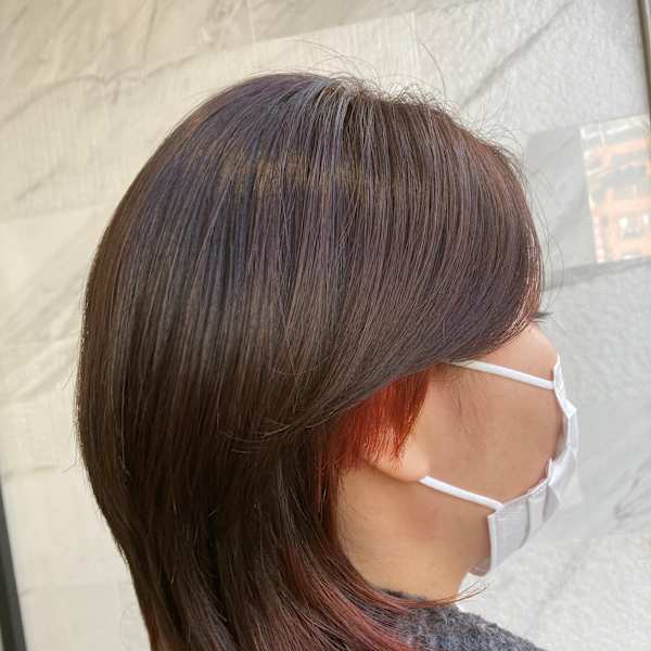 インナーカラー×レッド