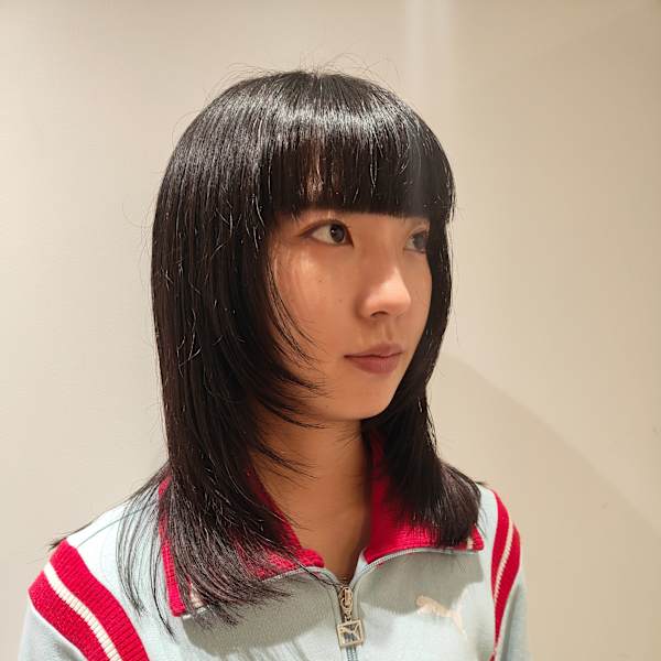 顔周りレイヤー/ザクザクレイヤー/レイヤーカット