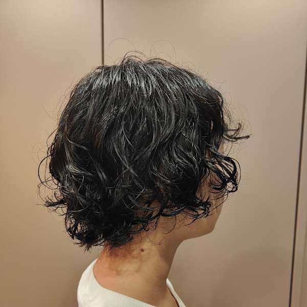 ショートパーマ/癖毛風パーマ/ニュアンスパーマ