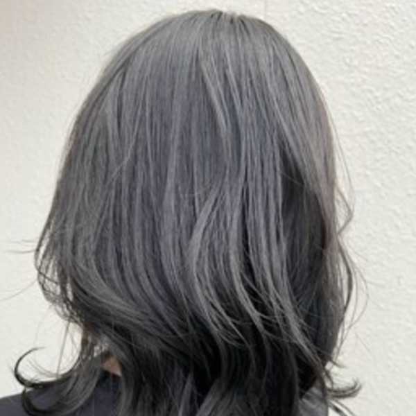 韓国風暗髪ミディ|レイヤー【盛岡/本宮】