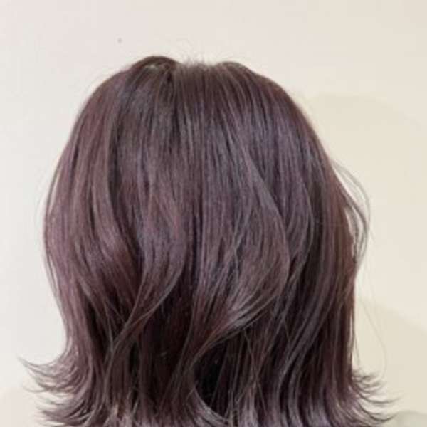 艶髪パープル外ハネボブ【盛岡/本宮】