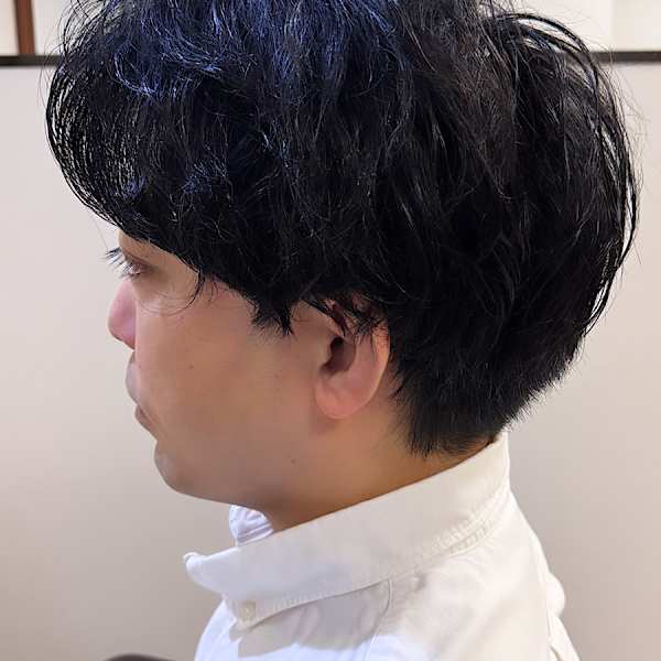 大人の余裕感じるメンズパーマ✨スパイラル×ナチュラルショート