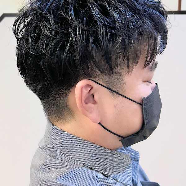 くせ毛さんを天然パーマ風に変身🌟メンズマッシュショート