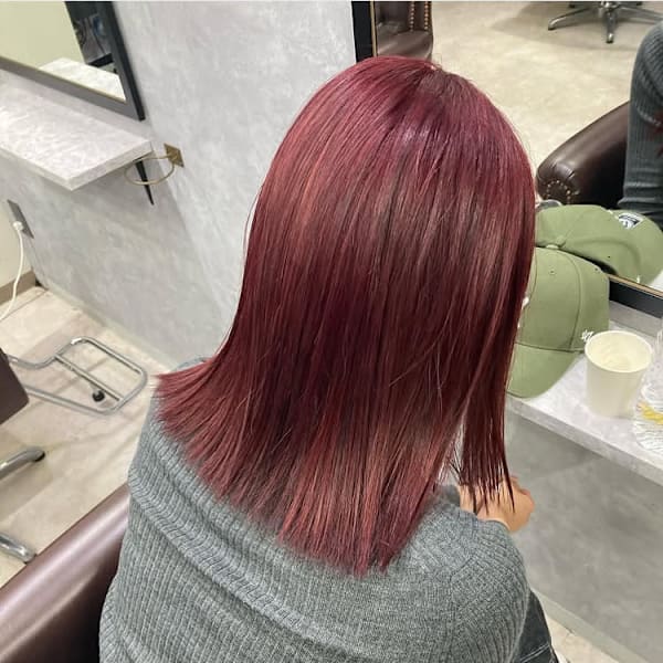 ボルドーカラー