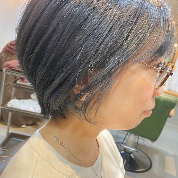 Wカラーアッシュグレー×スタイル