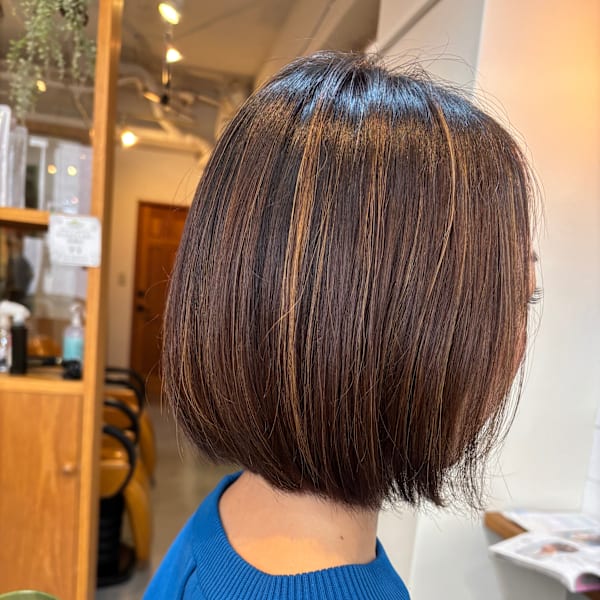 白髪ぼかしハイライト×スタイル