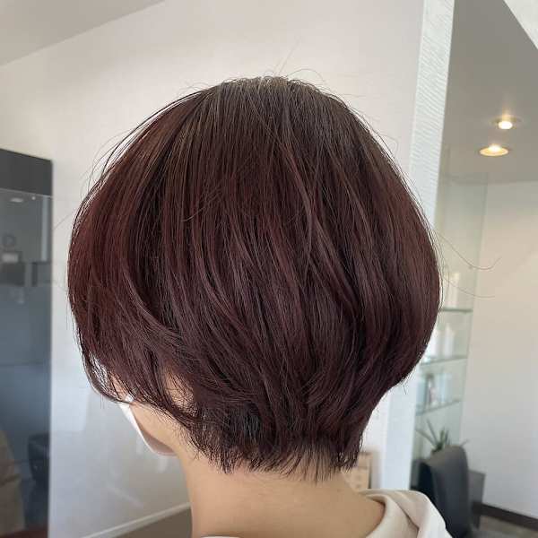 首長ショートボブ