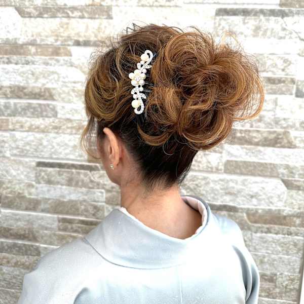 着物ヘア/まとめ髪/アップスタイル