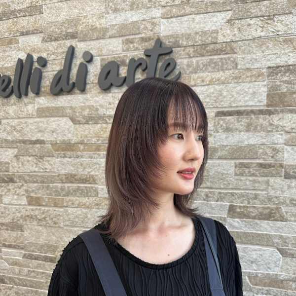 ウルフカット/ミディアム