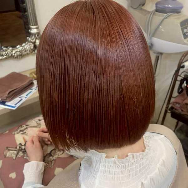 #ミニボブ　#チェリーブラウン|GALETTE UMEDA