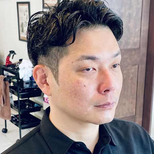 【40代 男性】ロンドンツーブロパーマ（大宮/バーバー）