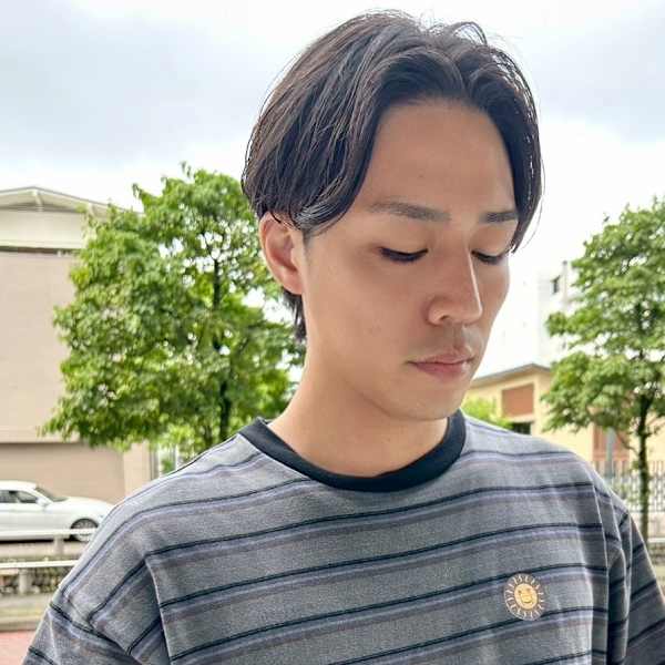 メンズセンターパート|in.