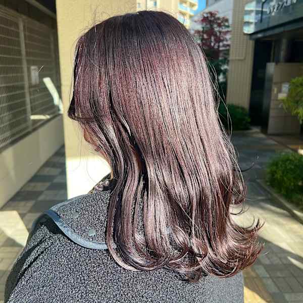 stylist橋本海が作るブリーチ無しラベンダー