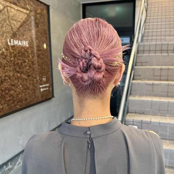 ケイ*ヘアセット カミモリ お呼ばれヘア