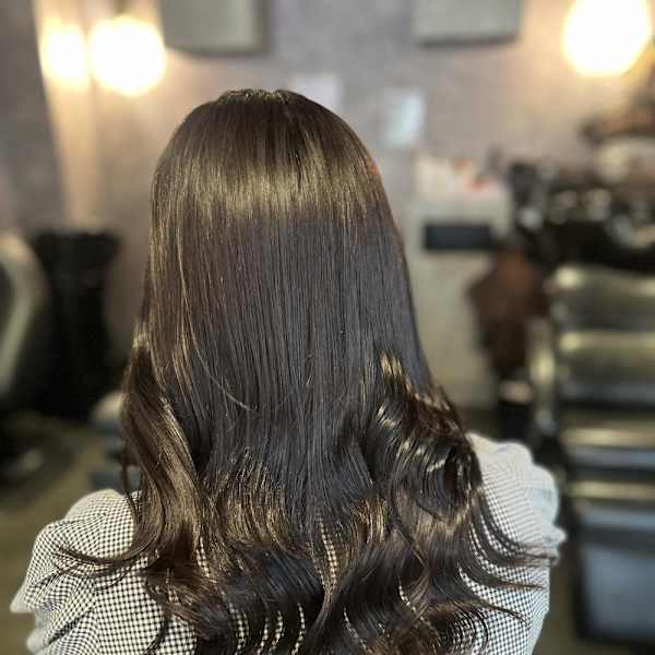 ナナセ/馴染ませエク/ダークブラウン/艶カラー