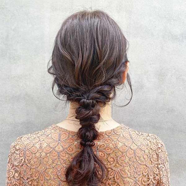 ケイ＊編みおろし　ヘアセット　お呼ばれセット