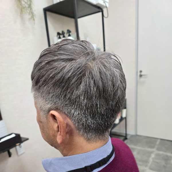 メンズカット/パーマ/グレイカラー/鎌取駅/韓国風/白髪染め