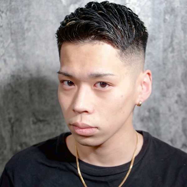 メッシュアップバングフェード