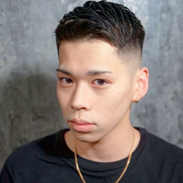 アップバングフェード