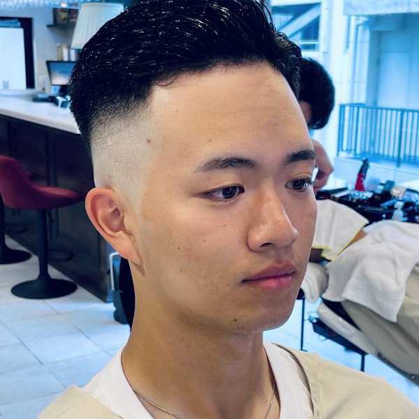 【10代 男性】ロンドン六四スキンフェード(大宮/バーバー)