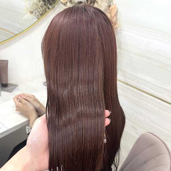 《高橋亜美》ピンクブラウン/艶カラー/大宮