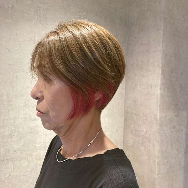 ピンクインナーカラー