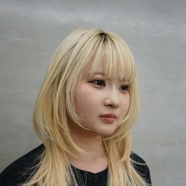 ハッシュカット/レイヤーカット/ロングウルフ