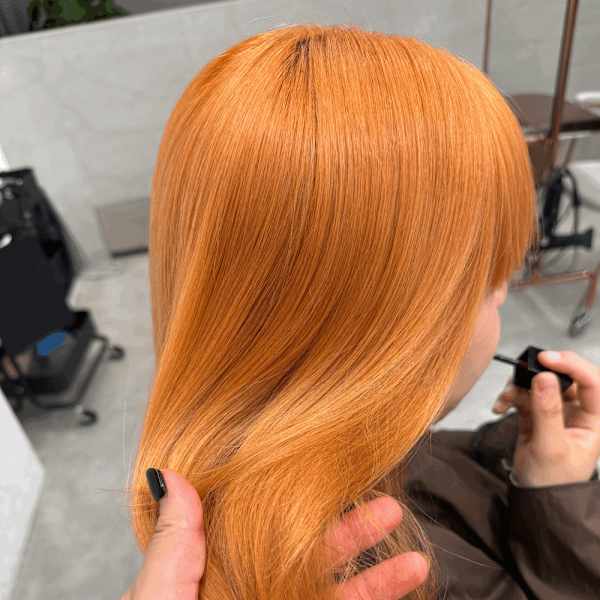 ブリーチ/オレンジ/ハイトーン