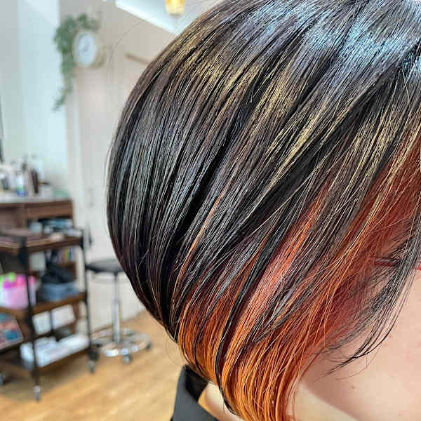 NINE HAIR×ショート×ボブ×インナーカラー