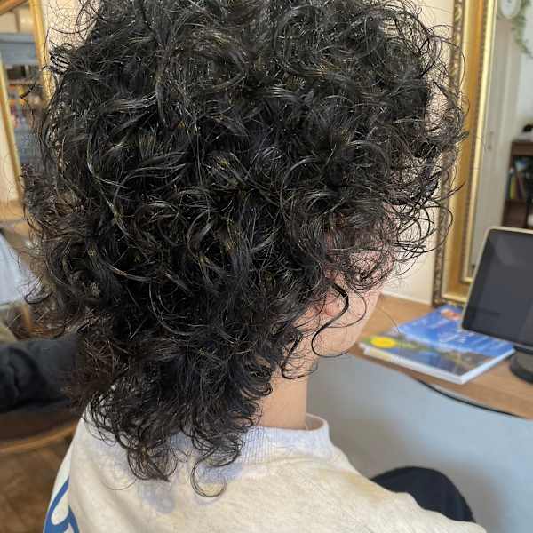 NINE HAIR×ミディアム×パーマ