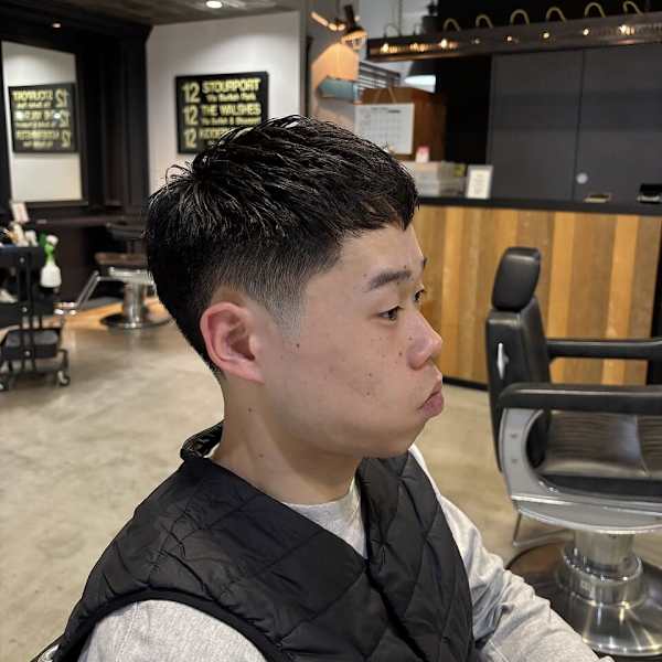 ナチュラルフェード × クロップショート|メンズサロン West Side Cut Club　 メンズカット/メンズパーマ/眉毛