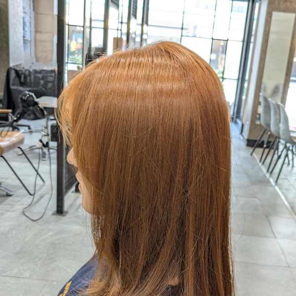 ブリーチ無しダブルカラーオレンジ