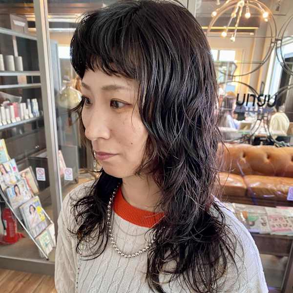 ウルフパーマ/レイヤーカット