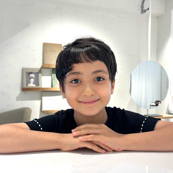 キッズカットピクシーショートヘア