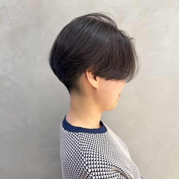 ハンサムショート/刈り上げ女子/髪質改善