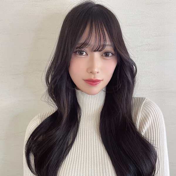 【髪質改善】極艶ダークグレー 韓国式ローレイヤー |LOUIMADNA栄