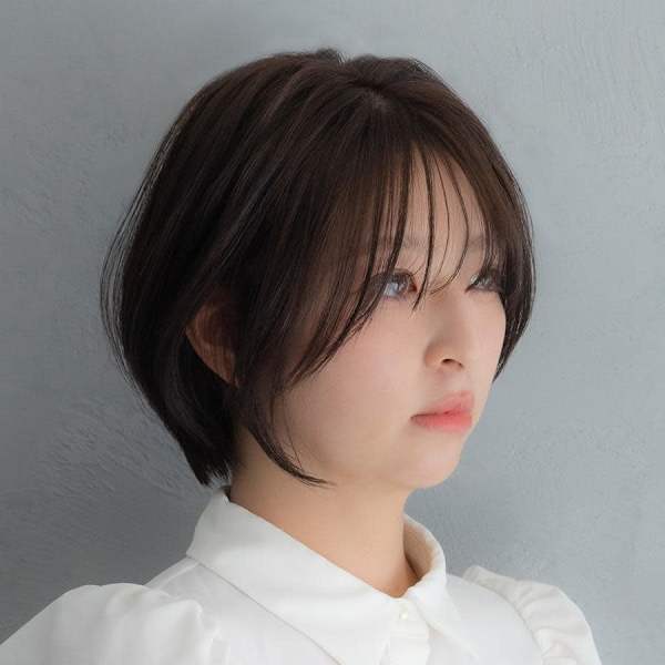 品よく魅せる丸みショートボブ