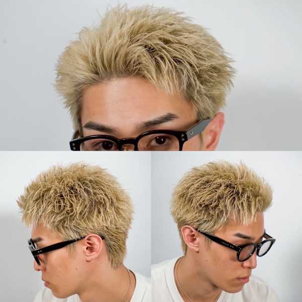 ハイトーンスパイキーショート