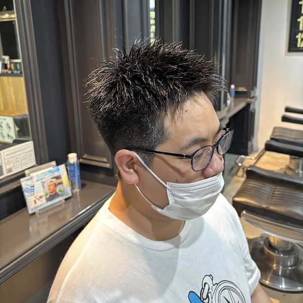 アップバングソフトモヒ|メンズサロン West Side Cut Club　 メンズカット/メンズパーマ/眉毛