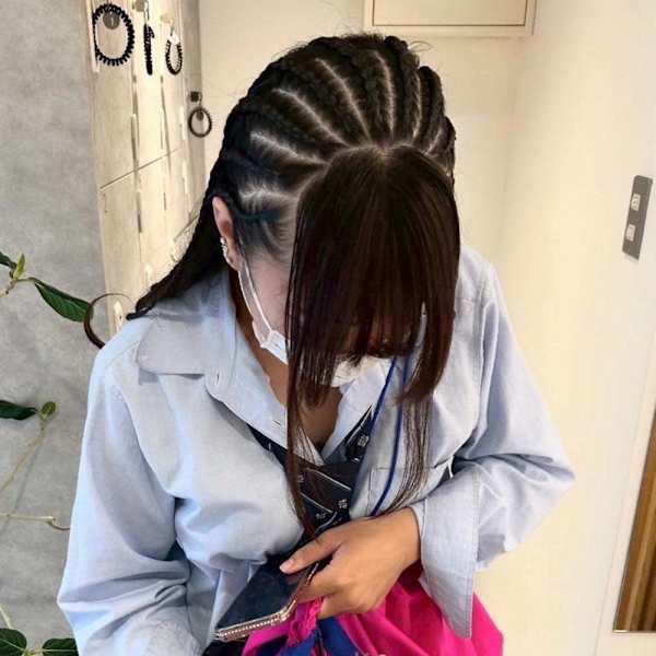 [nanaka]体育祭ヘア/コーンロウ/ヘアセット