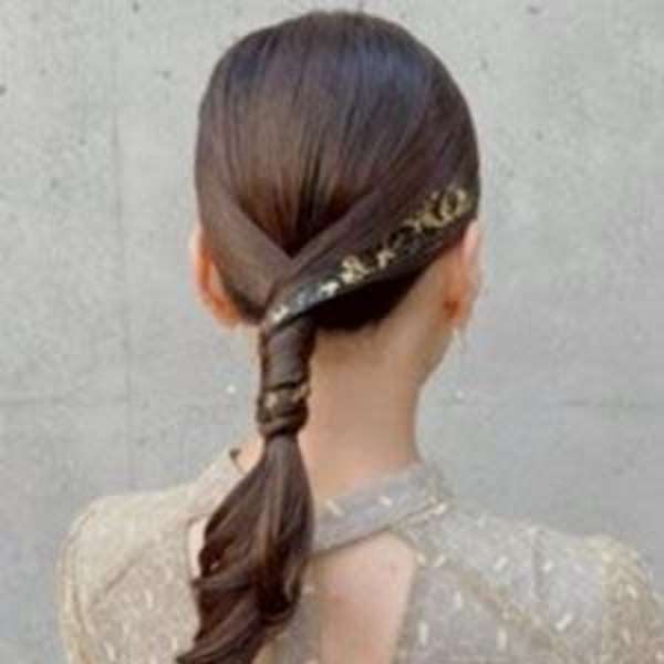 #シンプルヘアアレンジ #ポニーテール