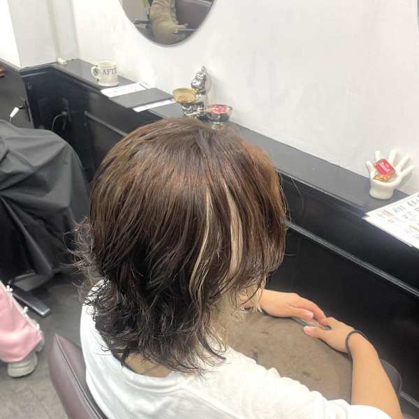 ベージュカラー/インナーカラー/デザインカラー