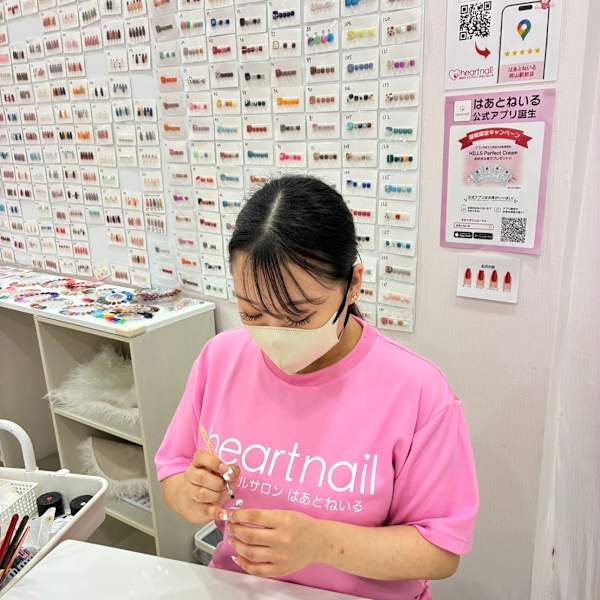 はあとねいる岡山駅前店【ハアトネイルオカヤマエキマエテン】のスタッフ紹介。ミカ