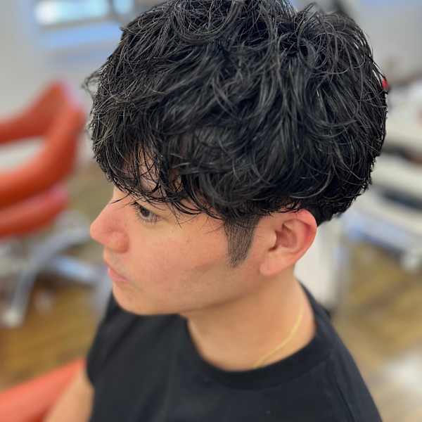 メンズスパイラルパーマ|VAN family 四ツ居店