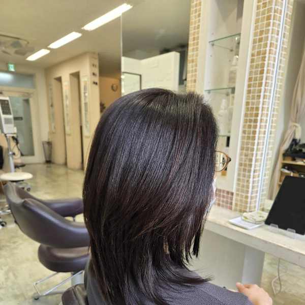 ストレート×ベージュ