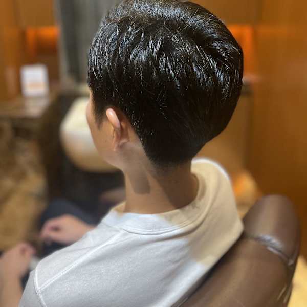 銀座 理容室 ビジネスショートヘア