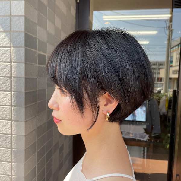 ナチュラルショートヘア